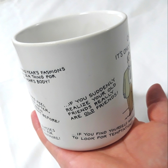 American Greeting Stoneware Coffee White Mug With Design Comics Office Stress. - Picture 4 of 10